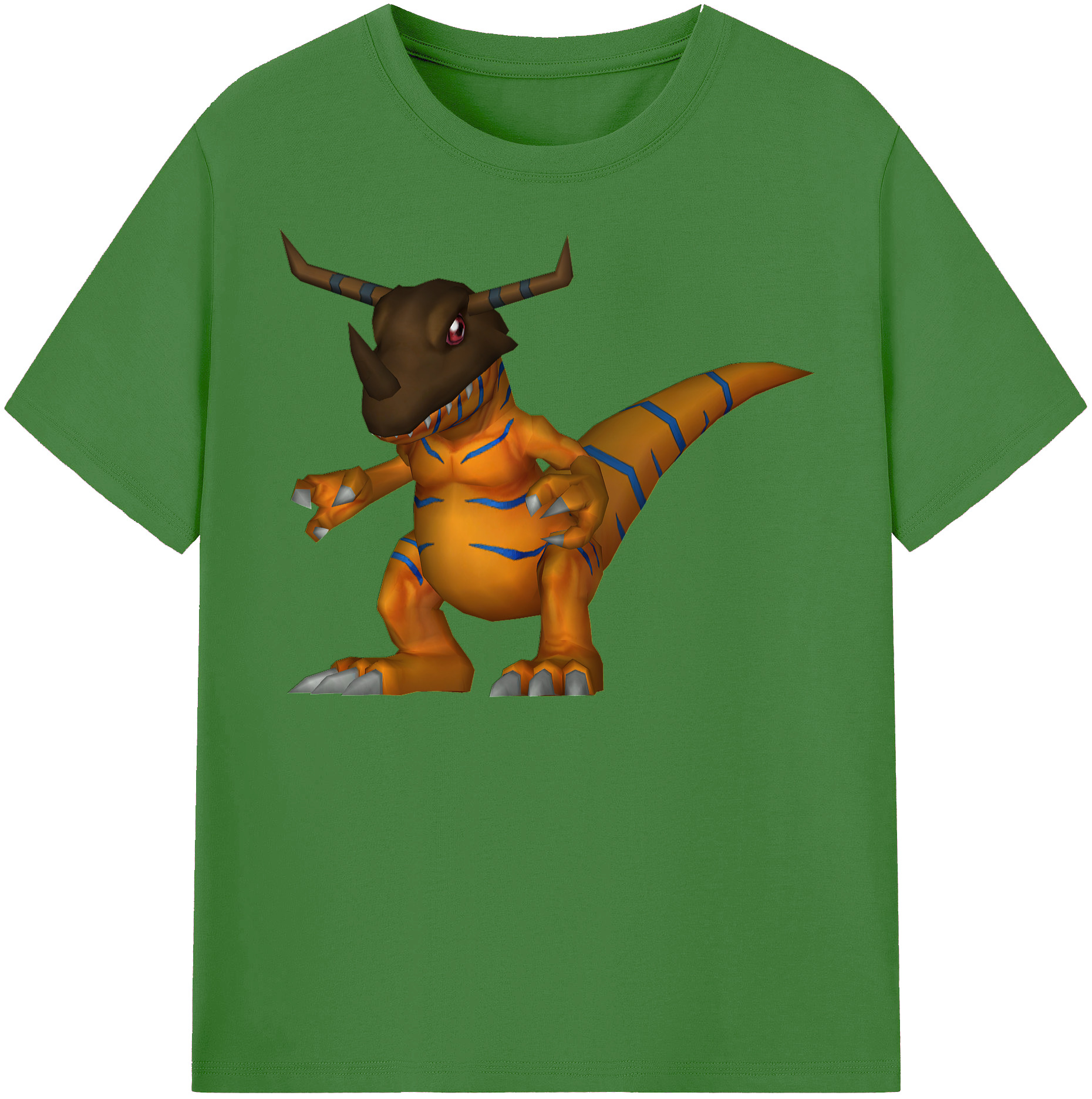 （画像用） Digimon デジタルモンスター/デジモン レディースカジュアルプリントTシャツ（綿100％）